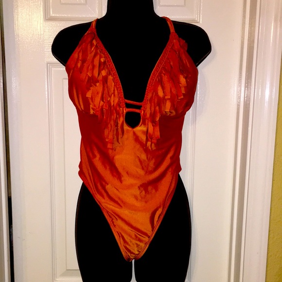 Other - One piece swim suit 1X burned orange